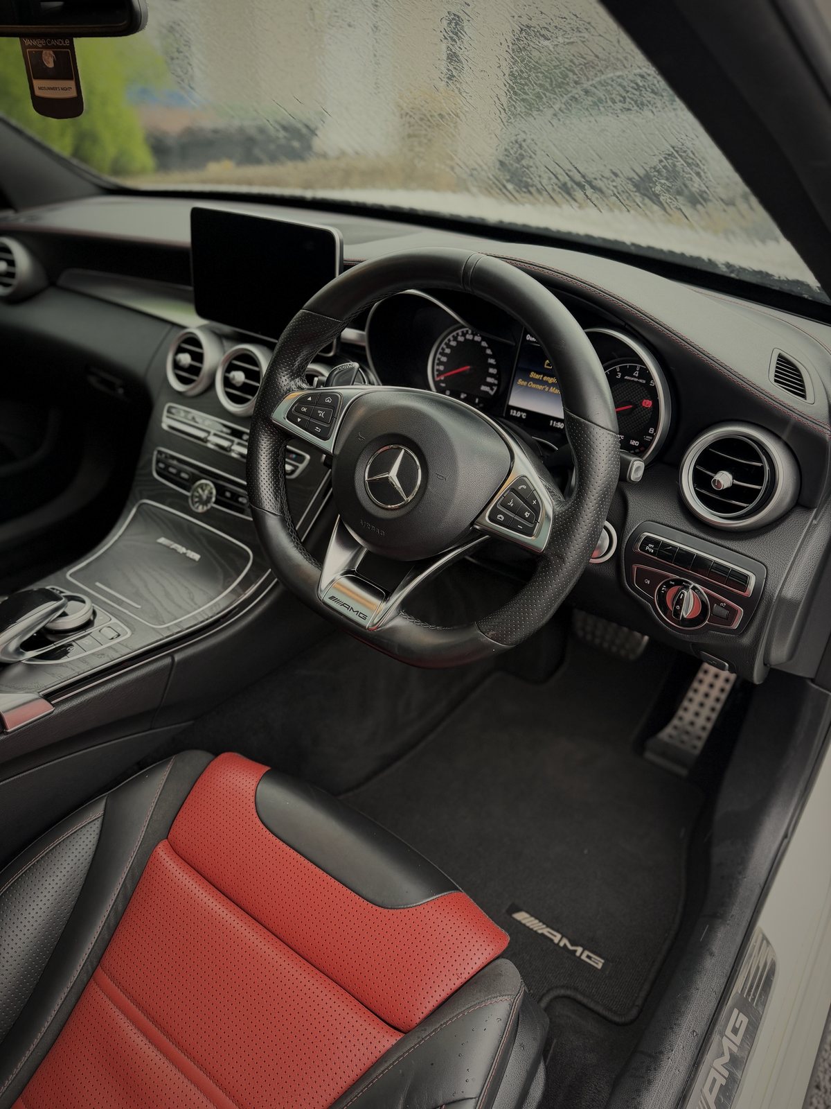 Mercedes-AMG interior after an ARDEN Detailing Deep Clean in Newcastle